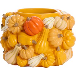 Light & Living - Vaas PUMPKIN - Ø28x18cm - Geel