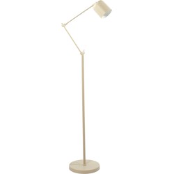 Light & Living - vloerlamp - Rijeka - beige - metaal - leeslamp - G9 - 1740125