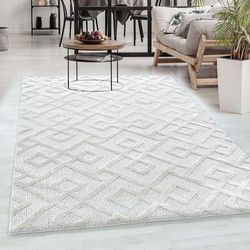Sofia Modern Crème vloerkleed - - 120 X 170 CM