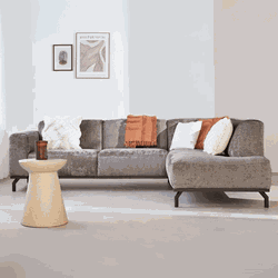 Hoekbank Chloe taupe rechts