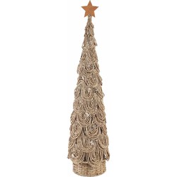 PTMD Kunstkerstboom Kaidi - 25x25x98 cm - Zeegras - Naturel