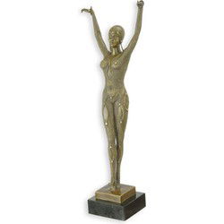 A BRONZE SCULPTURE CALLED " DOURGA"
