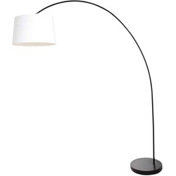 Moderne Vloerlamp Flare Wit