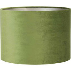 Lampenkap Velours - Groen - 25x25x18cm