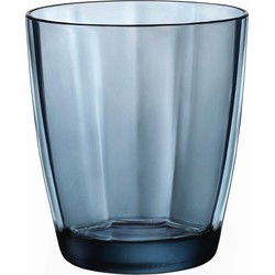 Bormioli Rocco Pulsar Tumbler glas - 39 cl - Blauw - Set-6