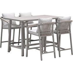 Monti barset - 5-dlg.- taupe - rope grey sand - valley sand