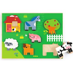Djeco Djeco reliëf puzzel Farm Story