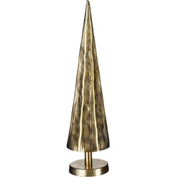 Mica Decorations Cezar Decoratie Kerstboom - H45 x Ø12 cm - Aluminium - Goud