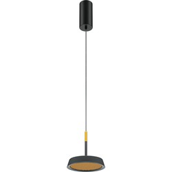 Maytoni - Hanglamp El - Zwart met goud - Ø15,3