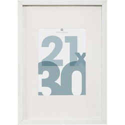 Atmosphera Fotolijstje - voor foto 21 x 30 cm - wit - MDF/Glas - Fotolijsten