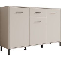 Meubella - Dressoir Vidor - Beige - 138 cm - 1 lade