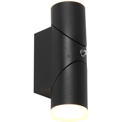 Moderne Buitenlamp - Steinhauer - Glas - Modern - LED - L: 60cm - Voor Buiten - Woonkamer - Eetkamer - Zwart