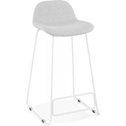 MOSKOW halfhoge snackkruk 49x53x85 cm Grijs