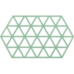 Krumble Siliconen pannenonderzetter Hexagon lang - Groen