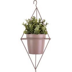 Present Time - Hangende bloempot Diamond - Zachtroze