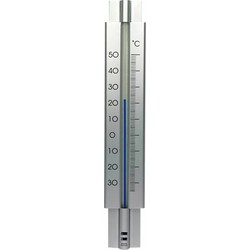 Thermometer buiten - metaal - 29 cm - Buitenthermometers