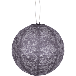 LUMIZ Solar Lampion Marrakesh Rond - 30 cm - Paars