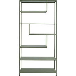 Light&living Kast open 100x35x203 cm YLAYA mat groen