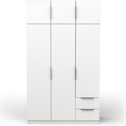 Kast 6 deuren en 2 laden Ghost - L119,4 cm