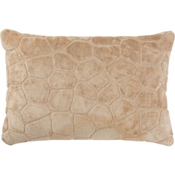 Kussen | textiel | beige | 60x40x (h)4 cm