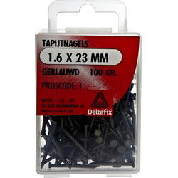 Tapijtnag. 1,6x23mm geblauwd 100gr