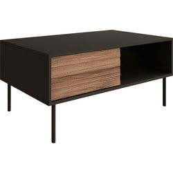 Meubella Salontafel Cordoba - Zwart 2 - 100 cm