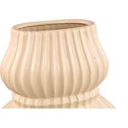 PTMD Vaas Halta - 30x19x35 cm - Keramiek - Creme