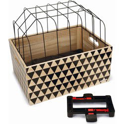 Fietsmand touring kap hout b45cm