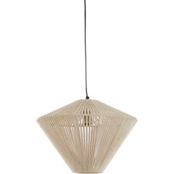 Light & Living - hanglamp - Felida - beige - katoen - Ø 42cm - E27 - 2973284