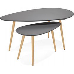 TETRYS design bijzettafels 116x66x45 cm Grijs
