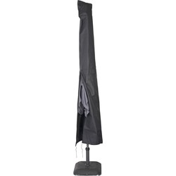 Lesli Living Parasolhoes - zwart - diameter tot 400 cm - polyester - Parasolhoezen