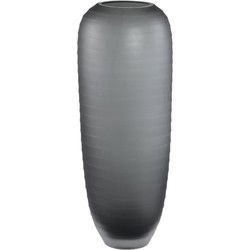 PTMD Vaas Nadah - 14x16x42 cm - Glas - Grijs