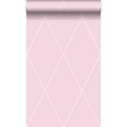 Origin Wallcoverings behang ruiten roze - 53 cm x 10,05 m - 345722