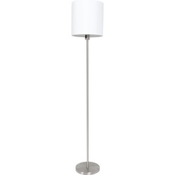 Mexlite - vloerlamp - Noor - staal - metaal stof - Ø 30cm - E27 - 1564ST