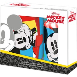 Disney Mickey Mouse lunchbox set voor kinderen - 2-delig - rood - aluminium/kunststof - Lunchboxen