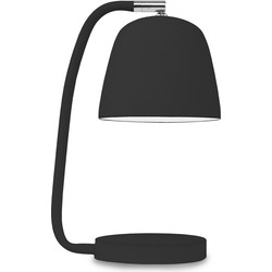 Tafellamp Newport - Zwart - 20x13x27cm