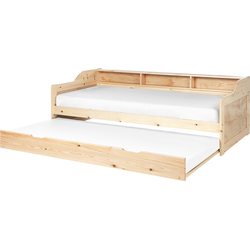 EDERN - Onderschuifbed - Lichthout - 90 x 200 cm - Hout