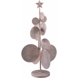 PTMD Deco Object Gilda - 20x20x47 cm - Ijzer - Goud