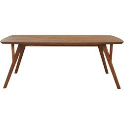 Light & Living - Eettafel QUENZA - 200x100x76cm - Bruin