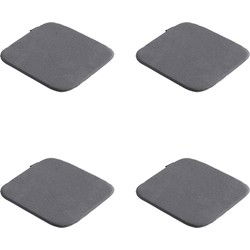 Madison -  Zitkussen Panama grey - Ca. 40x40 cm - Set van 4