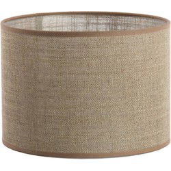 Light & Living - kap - Caden - bruin - textiel - Ø 25cm - E27 - 2225915