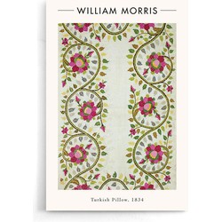 William Morris - Turkish Pillow - Walljar - Wanddecoratie - Poster / 40 x 60 cm