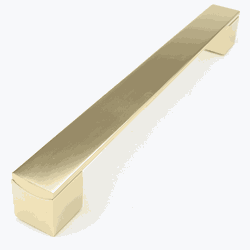 Deurgreep Hennie - messing - 192 mm - Industrieel - Handgreep - Kastgreep - Ladegreep