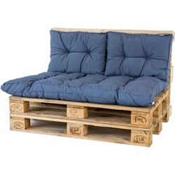 Madison Palletkussenset Florance Safier Blauw - 3 delig