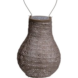 Bulb dia. 16 cm Lace taupe lampion