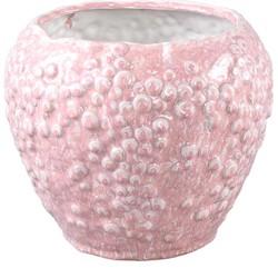 PTMD Bloempot Avis - 26x26x22 cm - Keramiek - Roze