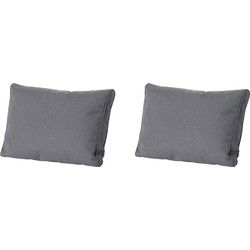 Madison -  Lounge Profi-Line Manchester grey - Ca. 40x60 cm - Set van 2