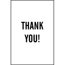Mijn Stijl - Kaart Thank you