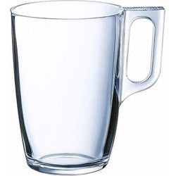 Arcoroc Thee glas/thee beker Kenstington - 8x - transparant - 320 ml - Koffie- en theeglazen