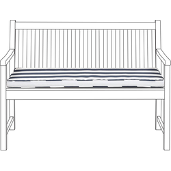 VIVARA  - Tuinkussen - Marineblauw - 112 x 54 cm - Polyester